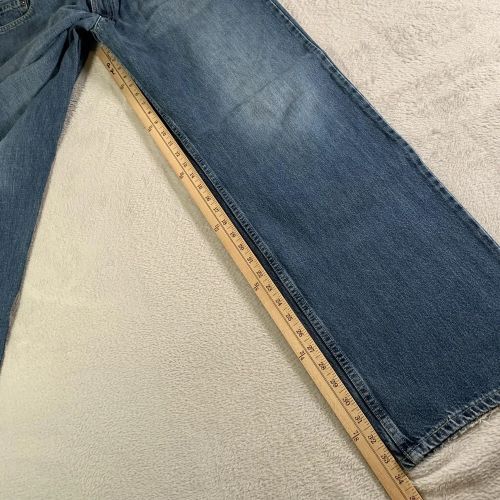 Vintage Levis 529 Jeans Men 38x34 (Tag 36x34) Blue Low Rise Straight Medium Wash